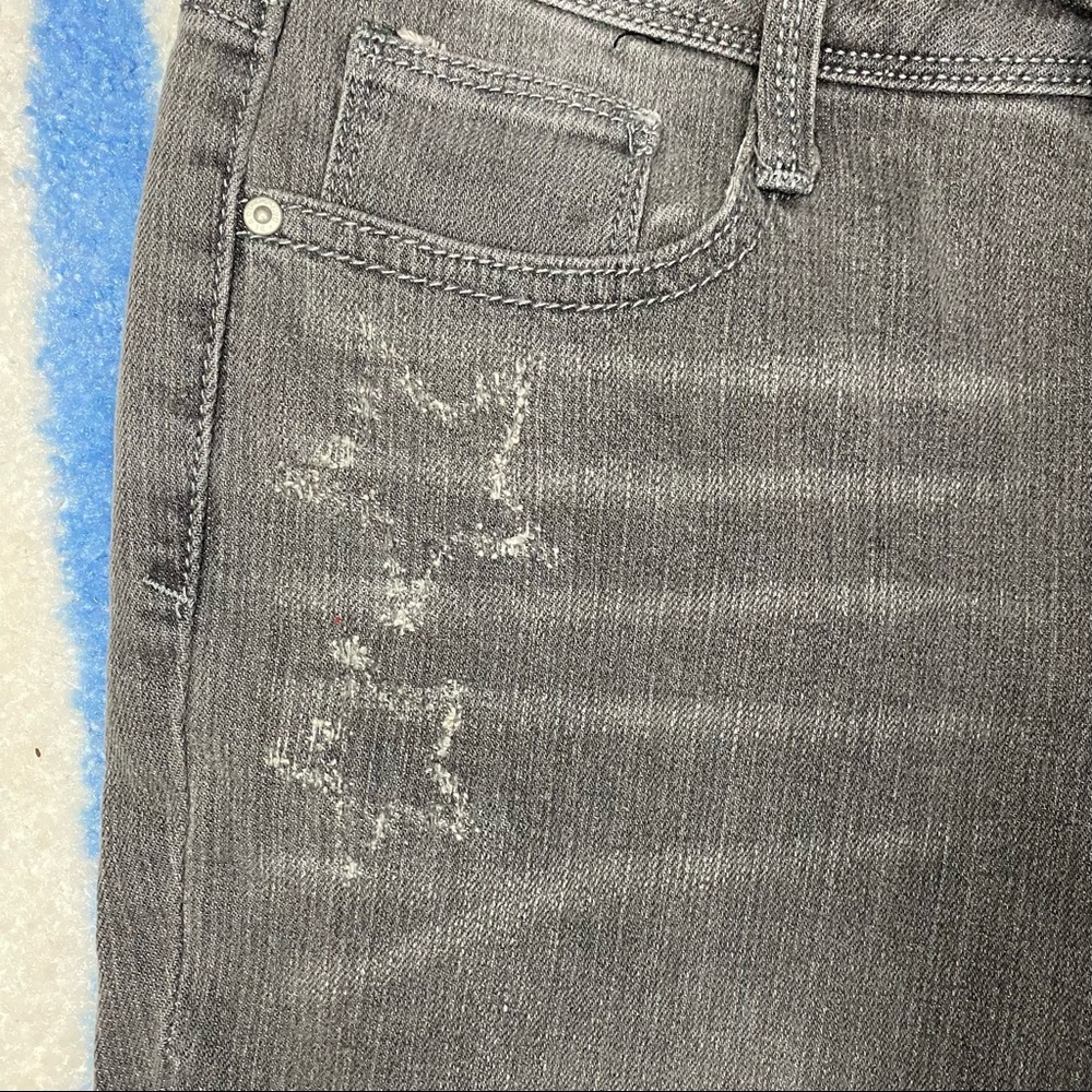 Black Daisy Black/Dark Gray Straight Leg Jeans - Picture 6 of 10
